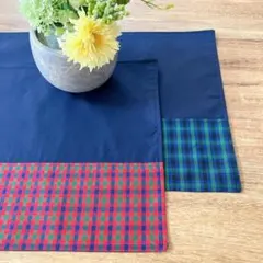 hinako様専用ページ★チェック柄　ランチョンマット　2枚セット 30×40