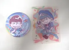 カラ松 缶バッジ&カード