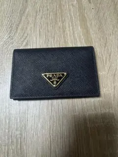 PRADA ブラック サフィアーノレザー 名刺入れのサムネイル