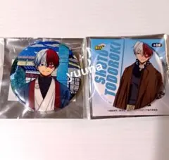 ヒロアカ　マルイ　アウターver.　花やしき　コラボ　缶バッジ　轟焦凍　原画展