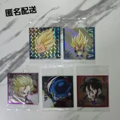 ドラゴンボール　超戦士シールウエハース超　勝利への執念　まとめ売り　5枚