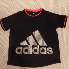 adidas キッズ ジャージ半袖 Tシャツ ブラック 130cmのサムネイル