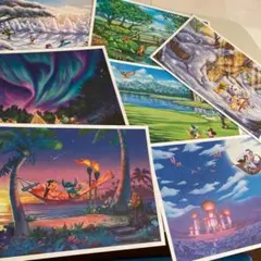 読売新聞額絵シリーズDisneyキャラクターアートコレクション