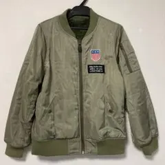 LOVETOXIC オリーブグリーン リバーシブルブルゾン　150㎝