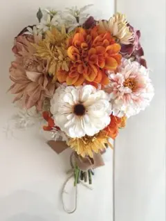 ボルドーカラー ふっくら芍薬ブーケ〜 ウェディングブーケ 前撮り 花束