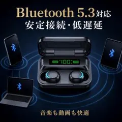 F9 ワイヤレスイヤホン Bluetooth 5.3 本体