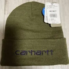 【新品　正規品★ニット帽★カーキ】カーハート★ニットキャップ★ビーニー