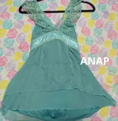 ANAP☆ミントグリーン☆シフォンキャミソール☆未使用のサムネイル