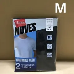 [ヘインズ] アンダーシャツ 半袖 (2枚組) 吸汗速乾 ドライTシャツ　M
