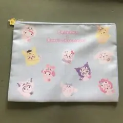 ちいかわ×サンリオキャラクターズ　フラットポーチ(大)