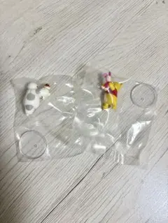 【ディズニー ガチャガチャ まねっこマスコット】 ベイマックス、プーさんセット