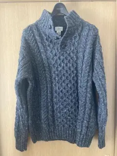 L.L.Bean フィッシャーマンセーター Lサイズ ダークグレー