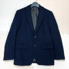 UNIQLO メンズ ネイビー ウール混 テーラード ジャケット Ｓサイズ