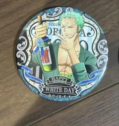ワンピース　ゾロ ホワイトデー 輩缶バッジ