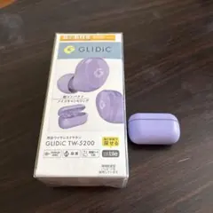 GLIDiC TW-5200 パープル ワイヤレスイヤホン 本体