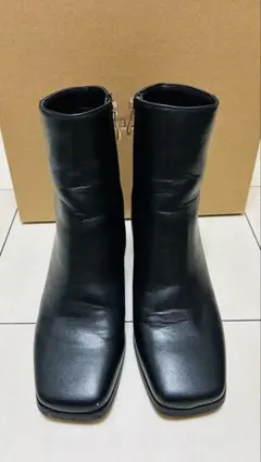 ORiental TRaffic ワイド スクエアトゥ ミドルブーツ