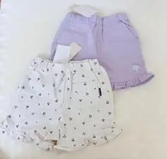 【新品】プティマイン　ハーフパンツ　ズボン　90のサムネイル