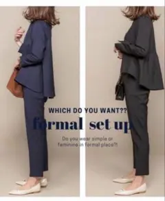 グラマラスガーデン　ネイビー パンツセットアップ　オケージョン　セレモニー