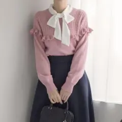 組曲　2025SS ニット　S2 ピンク