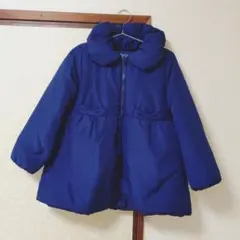 Berry's Pink　ネイビー 襟付き中綿コート