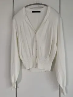 シニカル CYNICAL　カーディガン　長袖　ホワイト