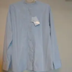 新品 CINEMA CLUB ライトブルー 長袖シャツ L