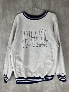 【champion】リバースウィーブ 90's USA製　目無し　カレッジ　リブ