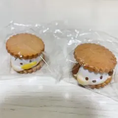 サンリオ ガチャ ふにゅっとスモアサンド あひるのペックル　ポチャッコ