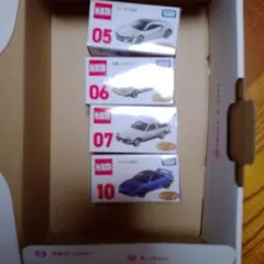 【新品】トミカくじ　05　06　07　10　の4車種セット