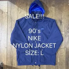 SALE/ 90s NIKE フーディー ナイロンジャケット