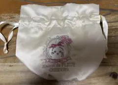 ちいかわ×メゾンドフルール うさぎ 刺繍巾着