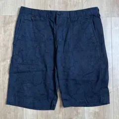 コムサイズム　メンズ　ハーフパンツ　M ペイズリー　ネイビー　紺　チノパンのサムネイル