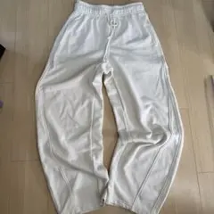 GU スウェットバレルレッグパンツ M