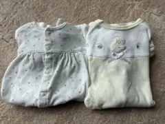 コットンロンパース2点セット(50-70cm)