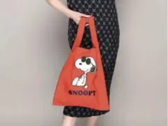 Anne Coquineスヌピーエコバッグ　レッドのサムネイル