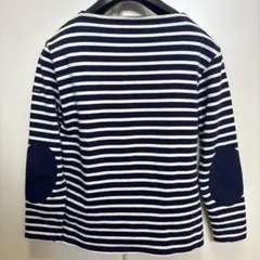 SAINT JAMES ボーダー 長袖Tシャツ 白×ネイビー フランス製