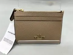 【新品未使用】COACHレザーコインケース/カードケース88250IMTAU