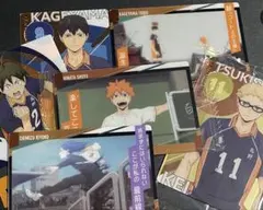 ハイキュー！　キャラクターカードセット11種類／12枚セット
