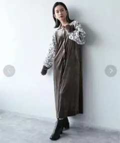 【新品/未使用】HARE / 2way ベロアワンピース