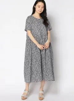 SM2☆サマンサモスモス☆リップル花柄ワンピース