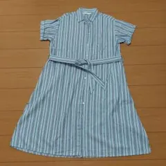 ZARA BASIC ストライプ 半袖シャツ Mサイズのサムネイル