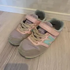 new balance 996 スニーカー グレー/ピンク　19.5㎝
