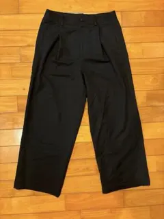 MONO-MART TRストレッチ タックワイドスラックスパンツ