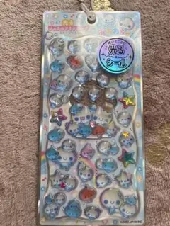 光る ジュエルプチドロップ ぷくぷくあわわちゃん シール ストーンつき