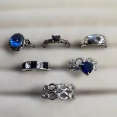 12〜14号 ビンテージデザインリング6点まとめ売り