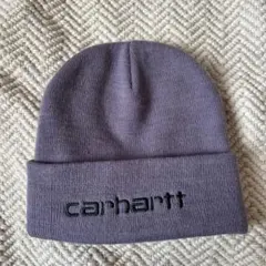 Carhartt パープル ニット帽