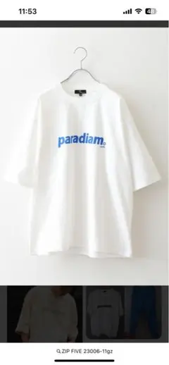ZIP FIVE Tシャツ L size
