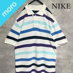 No.8 人気デザイン　NIKE ナイキ ポロシャツ ボーダー ワンポイント