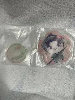 忍たま乱太郎 ふんわり桜もちぴこの段 ポーチ アクリルスタンド 潮江文次郎