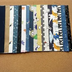 【新品未使用】デコレクションズはぎれ17枚まとめ売り【11-1】